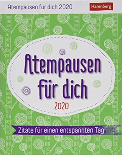 Martin, I: Atempausen für dich  - Kalender 2020 indir