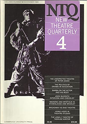 New Theatre Quarterly 4: Volume 1, Part 4: Vol 4