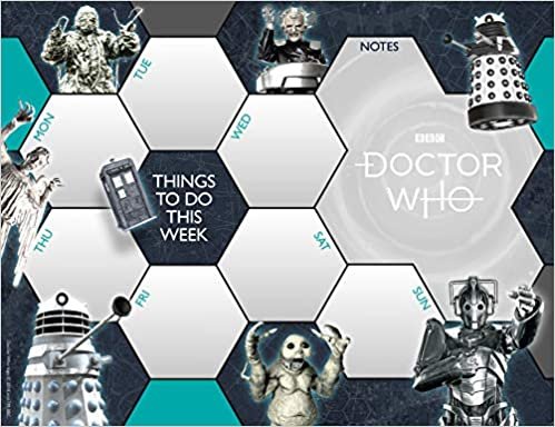 Doctor Who Desk Pad Official Calendar - Non dated weekly planner Format (2019)