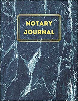 Notary Journal: Public Notary Record Book | Notary Records Journal | Notary Public Record Book | Public Notary Log
