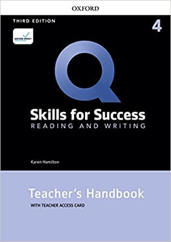 Q: Skills for Success: Level 4: eading and Writing Teacher's Handbook with Teacher's Access Card