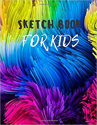 Sketch Book: Notebook for Drawing, Writing, Painting, Sketching or Doodling, 110 Pages, 8.5x11 (Premium Abstract Cover vol.98) indir