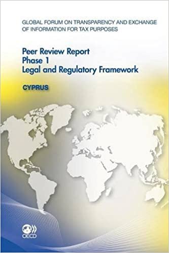 Global Forum on Transparency and Exchange of Information for Tax Purposes Peer Reviews: Cyprus 2012:  Phase 1: Legal and Regulatory Framework