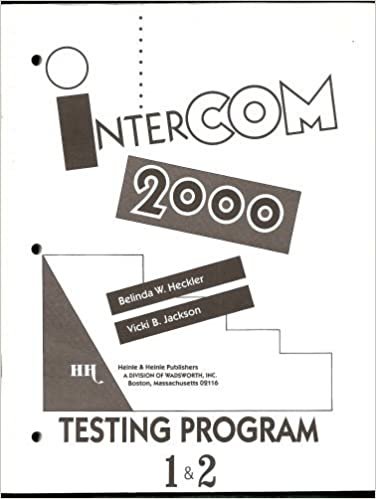 Intercom 2000: Tests Levels 1 & 2