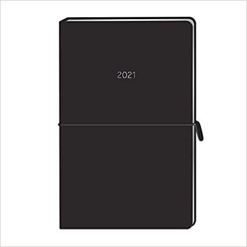 Terminplaner Simple. Beautiful 2021 "Black": Terminplaner Lederlook