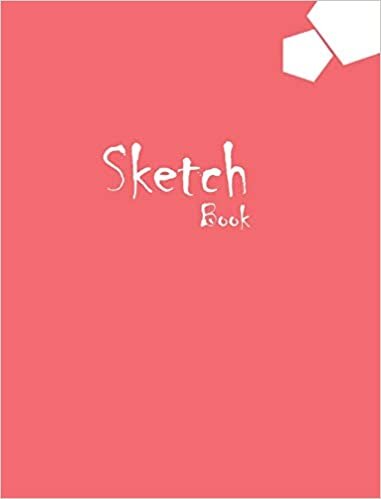 Sketchbook Large 8 x 10 Premium, Uncoated (75 gsm) Paper, Pink Cover