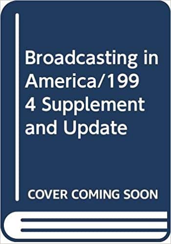 Broadcasting in America/1994 Supplement and Update