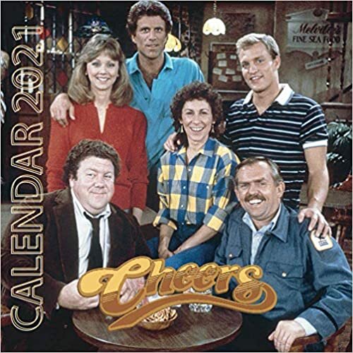 Cheers: Calendar 2021 in mini size 7''x7'' with high quality images of your favorite TV Shows!