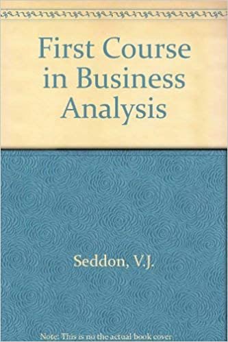 First Course in Business Analysis
