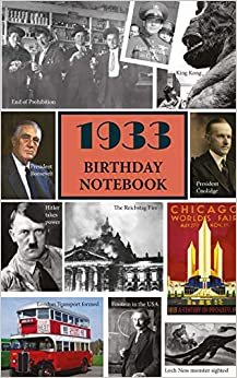 1933 Birthday Notebook: a great alternative to a birthday card