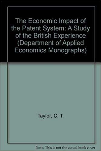 The Economic Impact of the Patent System: A Study of the British Experience (Department of Applied Economics Monographs, Band 23) indir