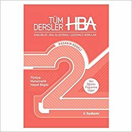 Tudem 2. Sınıf Tüm Dersler Kazanım Odaklı HBA