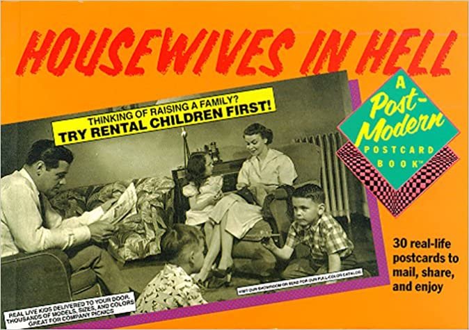 Housewives in Hell a Postmodern Postcard Book: A Modern Postcard Book
