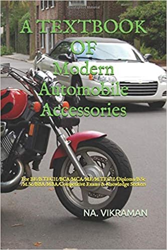 A TEXTBOOK OF Modern Automobile Accessories: For BE/B.TECH/BCA/MCA/ME/M.TECH/Diploma/B.Sc/M.Sc/BBA/MBA/Competitive Exams & Knowledge Seekers (2020, Band 179)