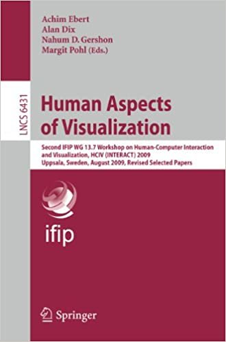 Human Aspects of Visualization: Second IFIP WG 13.7 Workshop on Human-Computer Interaction and Visualization, HCIV (INTERACT) 2009, Uppsala, Sweden, ... Papers (Lecture Notes in Computer Science)