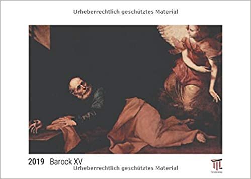 Barock XV 2019 - White Edition - Timokrates Wandkalender, Bilderkalender, Fotokalender - DIN A3 (42 x 30 cm)