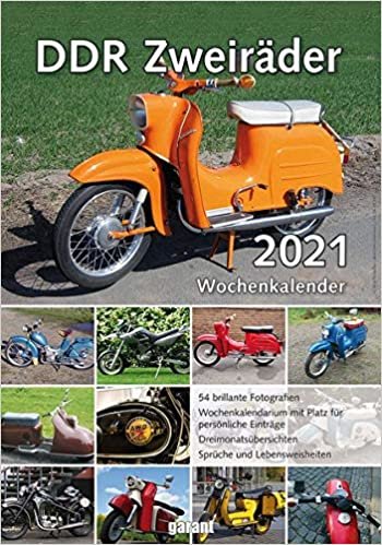 Wochenkalender DDR Zweiräder 2021