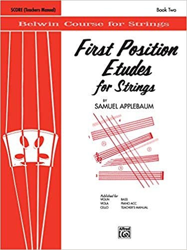 First Position Etudes for Strings: Score (Belwin Course for Strings) indir