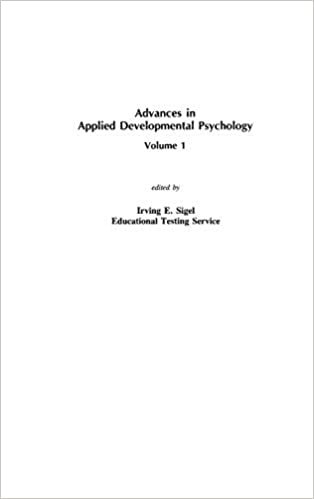 Advances in Applied Developmental Psychology: v. 1 indir