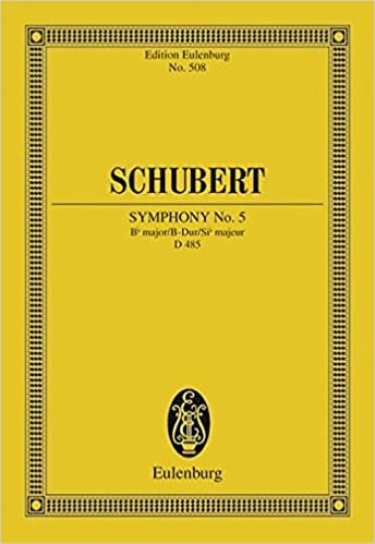 Symphony 5 D. 485 Bfl Maj. (Edition Eulenburg)