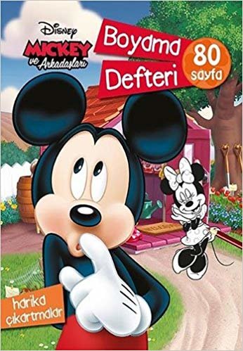 Disney Mickey ve Arkadaşları - Boyama Defteri: 80 sayfa Harika çıkartmalar indir
