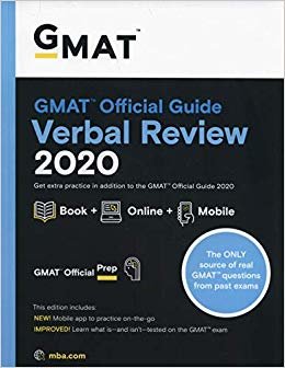 GMAT Official Guide 2020 Verbal Review Book + Online Question Bank