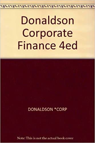 Donaldson Corporate Finance 4ed indir