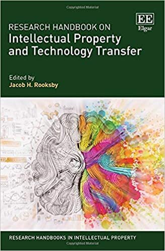 Research Handbook on Intellectual Property and Technology Transfer (Research Handbooks in Intellectual Property series)