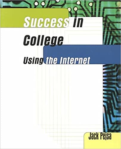 Success in College Using the Internet (Student Success Programs)