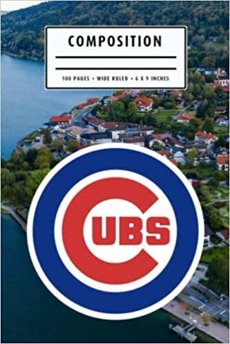 Weekly Planner Composition : Chicago Cubs Notebook- To My Baseball Son , To My Baseball Dad - Baseball Notebook #12