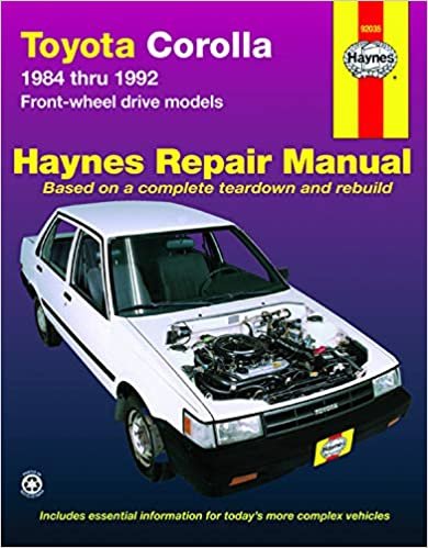Toyota Corolla FWD, 1984-1992 (Haynes Manuals) indir