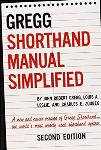 The GREGG Shorthand Manual Simplified indir