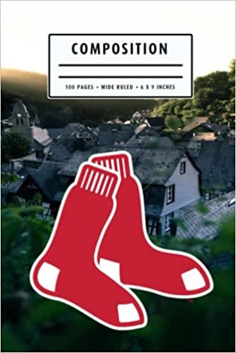 New Year Weekly Timesheet Record Composition : Boston Red Sox Notebook | Christmas, Thankgiving Gift Ideas | Baseball Notebook #6