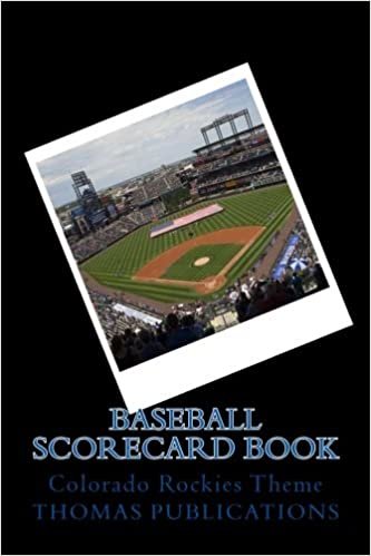Baseball Scorecard Book: Colorado Rockies Theme