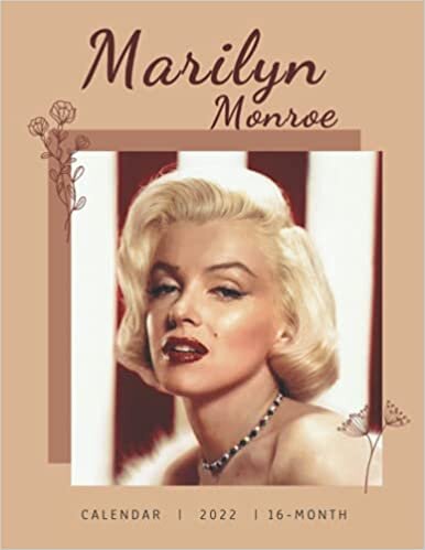Marilyn Monroe 2022 Calendar: Yearly Monthly 16-month Mini Calendar 2022 with Large Grid for Note - To do list