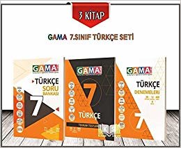 7.Sınıf Türkçe 3 lü Set Gama Okul Yayınları