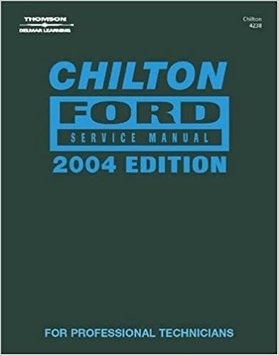 Chilton Ford Service Manual (Chilton Ford Service Manual (2 Vol.))