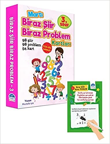 3. Sınıf Biraz Şiir Biraz Problem Kartları: Yaz Sil Kalemli