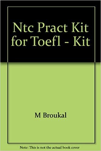Ntc's Practice Test Kit for the Toefl indir