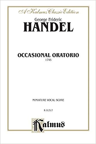 The Occasional Oratorio: Satb or Ssaattbb with Sstb Soli (Miniature Score) (German, English Language Edition), Miniature Score (Kalmus Edition)