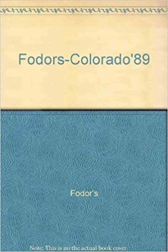 FODORS-COLORADO'89