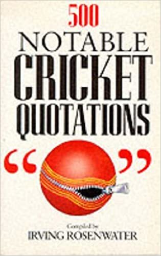 500 Notable Cricket Quotations indir