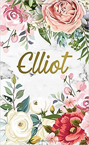 Elliot: 2020-2021 Nifty 2 Year Monthly Pocket Planner and Organizer with Phone Book, Password Log & Notes | Two-Year (24 Months) Agenda and Calendar | ... Floral Personal Name Gift for Girls & Women indir