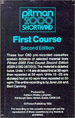 Pitman 2000 Shorthand First Course Cassette 4