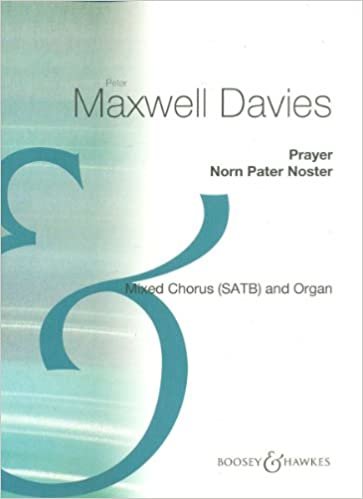 Prayer: Norn Pater Noster. gemischter Chor (SATB) und Orgel. Chorpartitur.