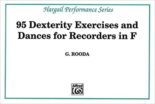 Finger Dexterity Exercises for Recorders in F (Hargail Performance)
