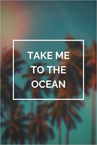 Take Me to the Ocean: Journal for composition during your next beach vacation. Lined paper, undated.: Notebook to write in travel inspiration during ... ocean, sea, and nature. Sun, pink and blue.