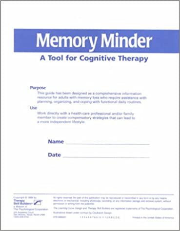 Memory Minder: a Tool for Cognitive Therapy