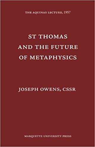 St. Thomas & the Future of Metaphysics (Aquinas Lecture)
