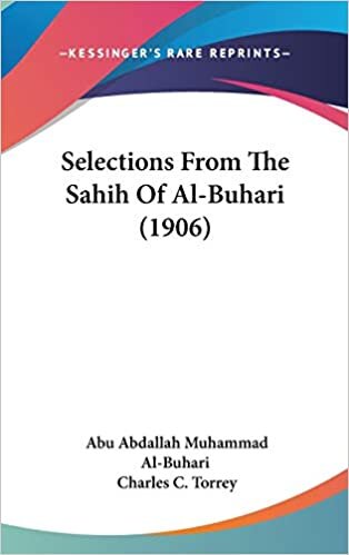 Selections From The Sahih Of Al-Buhari (1906)